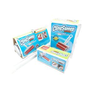 ClingSweep Plus Lint Rollers 4 Pieces Set of Various Sizes Sticky Reusable